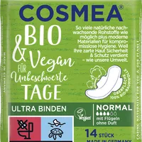 Cosmea Bio Ultra Binden Normal mit Flügeln ohne Duft - 14.0 Stück