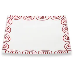 Gmundner Keramik Rotgeflammt, Platzteller Trend (31x31cm)