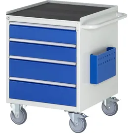 Rau Montagewagen Metall-Top 4 x Schublade-L 2x120, 2x150mm BxTxH 580x650x795 mm