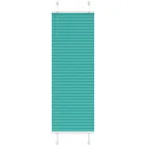 vidaXL Plissee Petrolgrün 50x150 cm Stoffbreite 49,4 cm Polyester