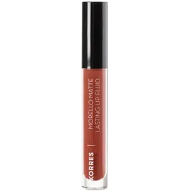 Korres MORELLO Matte Lasting Lip Fluid Red Clay