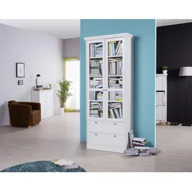 Finori Vitrine Laurito 80 x 45 x 200 cm Weiß