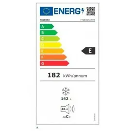 Hisense FT184D4AWYE - Horizontale Gefriertruhe, Korb mit Griff, elektronische Temperaturregelung, mit 142 l Nutzvolumen, leise, 40 dBA, Weiß