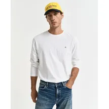 GANT REG SHIELD LS T-SHIRT beige XXL