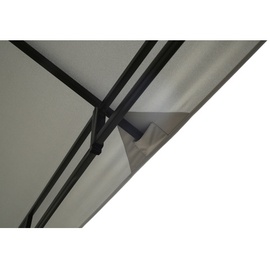 Ondis24 Pavillon Gartenzelt Partyzelt Stoffdach Grand Valley quadratisch, BxT: 330 x 330 cm - weiss