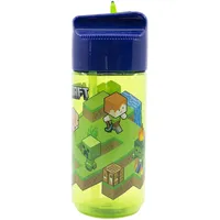 Stor Minecraft Trinkflasche Grün-Blau 0,43 l