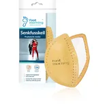 Foot Morning Senkfusskeil - Fußgewölbestütze für Damen und Herren – Orthopädische Keil-Einlegesohle aus Schafsleder & Moosgummi - Selbstklebender profilierter Mittelfußkeil Schuheinlage (41-43 EUR) - Herren / EUR 41-43