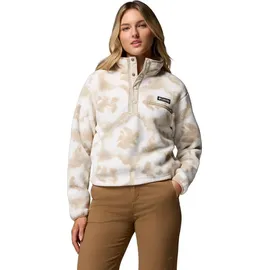 Columbia Helvetia II Printed Cropped Half Snap Weiß S