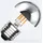 LEDKIA LIGHTING LED-Glühbirne Filament 4W E27 2200 K 400 lm