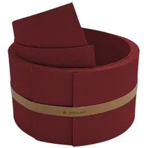 zaun|zu® Sichtschutzstreifen 255 x 9,5 cm Bordeauxrot Kunststoff 2 St.