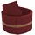 zaun|zu® Sichtschutzstreifen 255 x 9,5 cm Bordeauxrot Kunststoff 2 St.