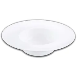 Tiefer Teller für Nudeln 25,5 cm - Elegantes weißes Porzellan für jeden Anlass
