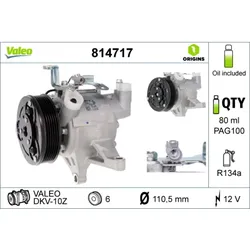 Kompressor Klimaanlage VALEO 814717