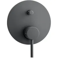 Herzbach Deep Grey Einhandwannenmischer Grau