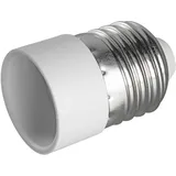 Heitronic Lampensockeladapter Kunststoff, E27 auf E14 max. 60W