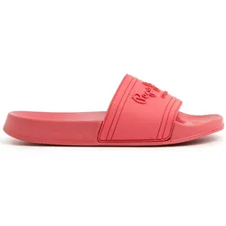 Slider Logo Damen Badesandalen, Pink (Coral)