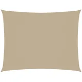 vidaXL Sonnensegel Rechteckig 3,5 x 4,5 m Beige