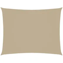 vidaXL Sonnensegel Rechteckig 3,5 x 4,5 m Beige