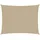 vidaXL Sonnensegel Rechteckig 3,5 x 4,5 m Beige
