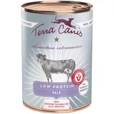 Terra Canis 6x 400g Terra Canis Alimentum Veterinarium Low Protein Kalb Hundefutter nass