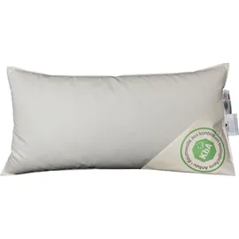 VitaSchlaf Bio-Luxe-KBA Daune Kissen 40 x 80 cm Naturbelassen