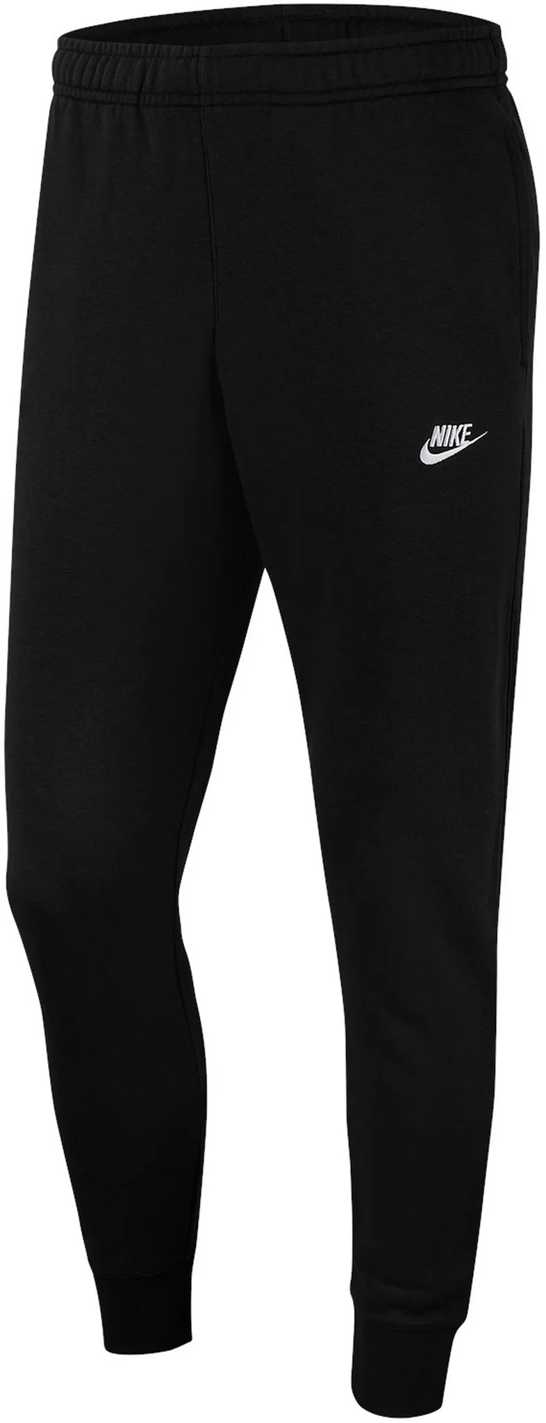 Nike NSW CLUB Sweathose Herren in black-black-white, Größe XL - schwarz