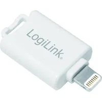 Logilink Lightning zu microSD iCard Reader (Lightning), Speicherkartenlesegerät, Weiss