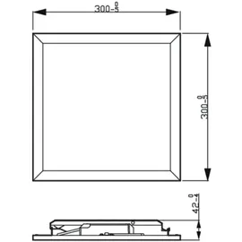 Philips Panel Deckenleuchte, LED 8719514326668,