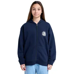 Hoodie ELEMENT "Seal BP", Kinder, Gr. 8(125-130cm), blau (eclipse navy), [Hauptstoff] 70% Baumwolle, 30% recycelte Baumwolle, Sweatshirts
