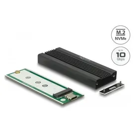 DeLock Externes Gehäuse M.2 NVMe PCIe SSD USB 10 Gbps (USB 3.1) USB Type-CTM Bu. (Externes Laufwerksgehäuse)
