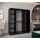 abiks möbel Schwebetürenschrank MONACO 180 x 200 x 62 cm Schwarz