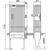 Hager ZAK175A KVS, ZAS, BR175, +SaS4xE-Cu30x6mm