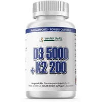 Vitamin D3 + K2 Depot - 240 Tabletten mit 5000 I.E + Vitamin K2 200 mcg pro EINER Tablette - 99,5+% All-Trans
