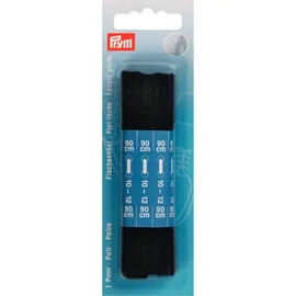 Prym Schuhband flach 8mm/90cm Schwarz