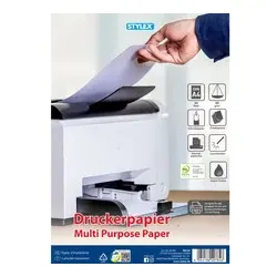 STYLEX Druckerpapier A4 80BL weiß 40784