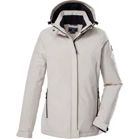 KILLTEC Outdoorjacke KILLTEC "KOW 250 WMN JCKT", Damen, Gr. 48, hell taupe, Obermaterial: 100% Polyester. Futter: 100% Polyester. Wattierung: 100% Polyester, hoch geschlossener Ausschnitt, verstellbar, Jacken Outdoorjacke, wärmend & wind- & wasserdicht