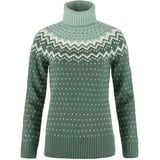 Knit Roller Neck Sweatshirt Deep Patina/Misty Green XS