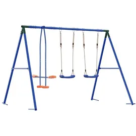 vidaXL Schaukelset Mehrfarbig 263 x 185 x 185 cm Stahl