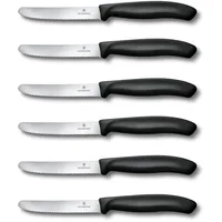 Victorinox Swiss Classic Messerset 6-tlg. 11 cm Schwarz
