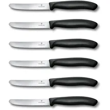 Victorinox Swiss Classic Messerset 6-tlg. 11 cm Schwarz
