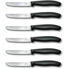 Victorinox Swiss Classic Messerset 6-tlg. 11 cm Schwarz
