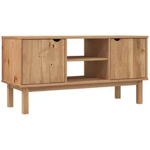 vidaXL TV-Schrank OTTA 113,5x43x57 cm Massivholz Kiefür