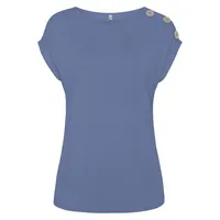Buffalo Kurzarmshirt Damen rauchblau Gr.32/34