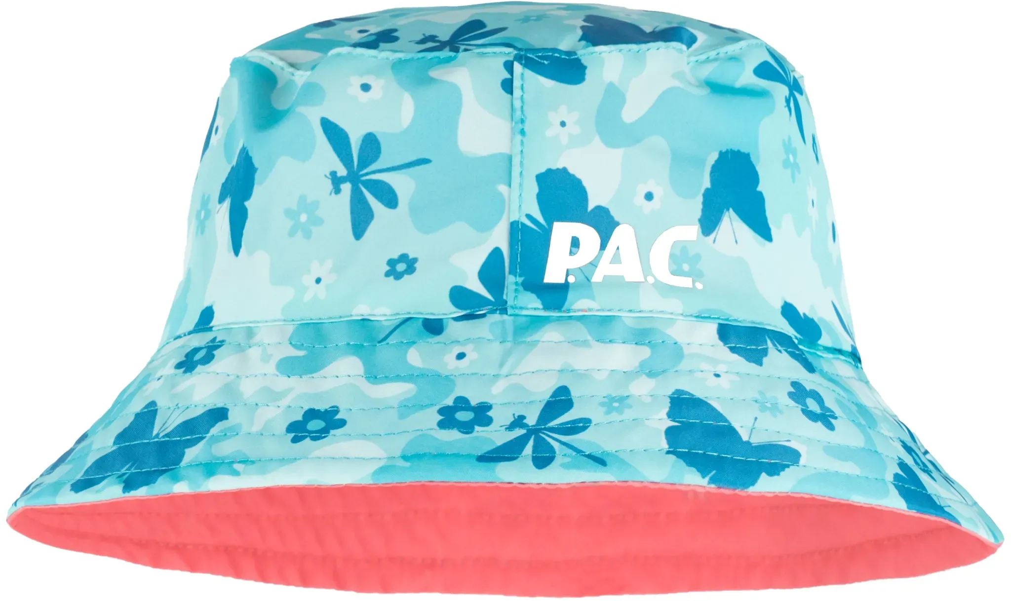 P.A.C. PAC Kids Ledras Bucket Hat CORAL/BLUE 
