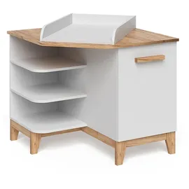 VitaliSpa Wickelkommode, Weiß, Eiche Artisan, Holzwerkstoff, Rechteckig, 85x85.2x85 cm, Babymöbel, Wickelkommoden & Zubehör, Wickelkommoden