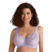 MISS MARY OF SWEDEN Jacquard & Lace Bügel-BH mit seitlicher Unterstützung 95F Lavendel - 95F