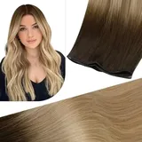 Fshine Sew in Extensions Echthaar Haar Tressen Echthaar Tressen Zum Einnähen