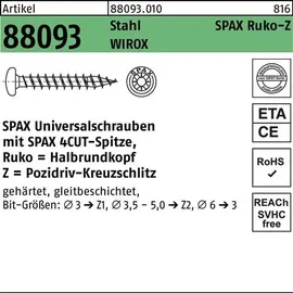 SPAX Universalschrauben 5,0 x 40 mm 500 Stück