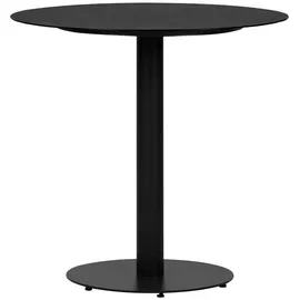 Schou Hector Gartentisch Ø70 cm Schwarz