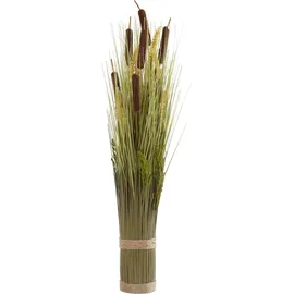 I.GE.A. Kunstpflanze I.GE.A. "Grasarrangement", braun, B:24cm H:80cm T:24cm Ø:24cm, Kunststoff, Kunstpflanzen, Kunstpflanze